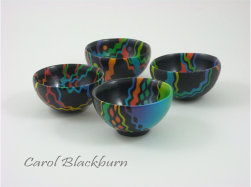 Polymer Clay Bowls by Carol Blackburn