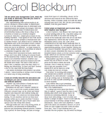 Interviews with Carol Blackburn